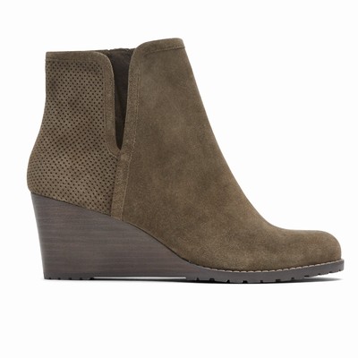 Botas Rockport Hollis V-Cutie Mulher Verde Oliva PT-53268